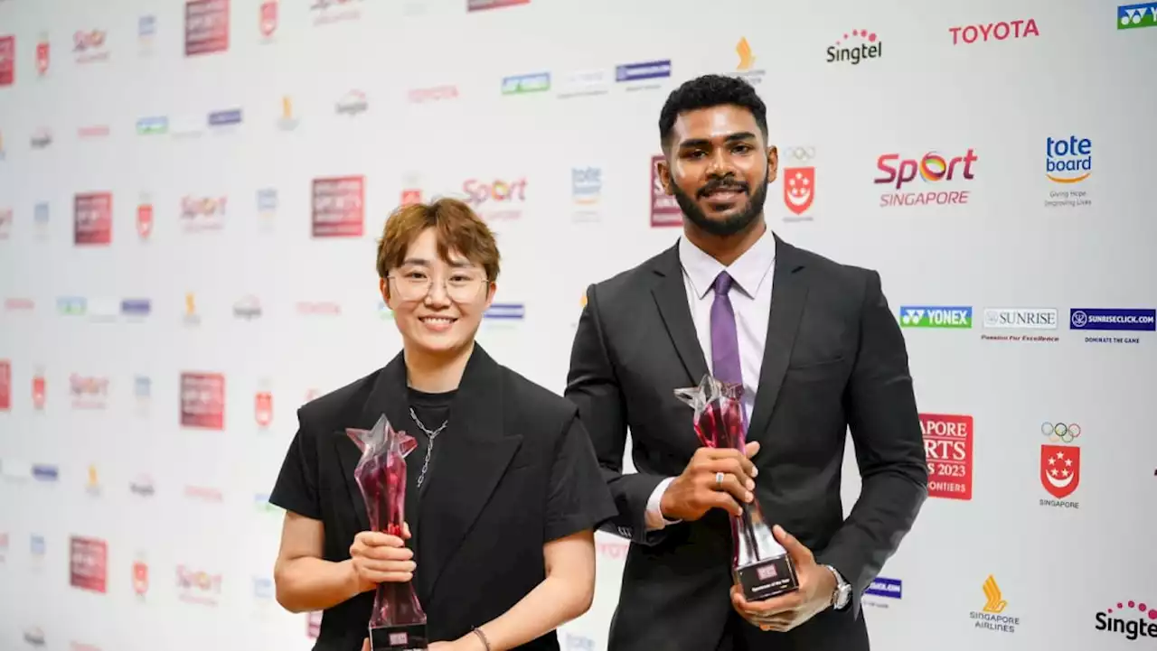 Feng Tianwei, Sheik Farhan win sportswoman and sportsman of the year awards for 2023