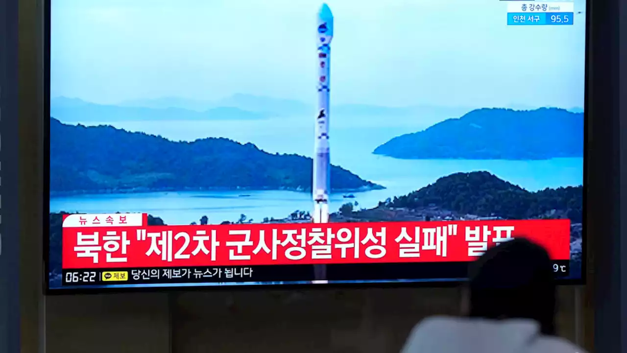 North Korea says latest spy satellite launch failed, but will try again