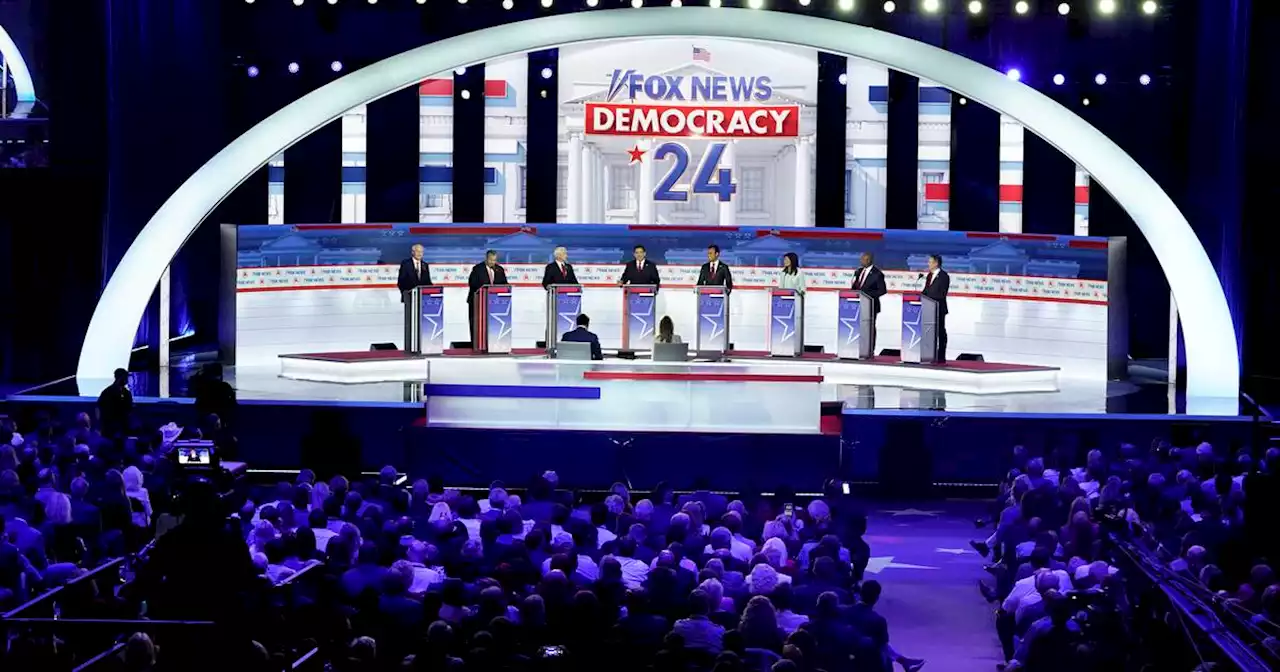 First Republican debate kicks off in Milwaukee with attacks on President Joe Biden