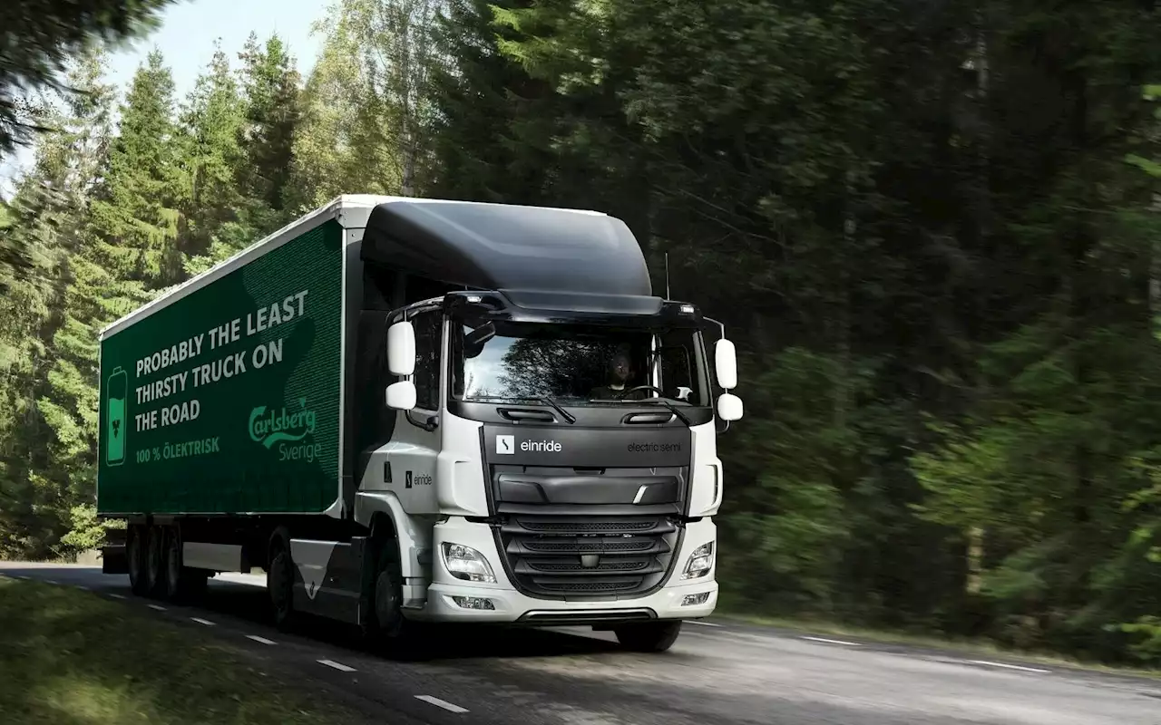 Carlsberg & Einride Bring Beer To Thirsty Swedes In Electric Trucks