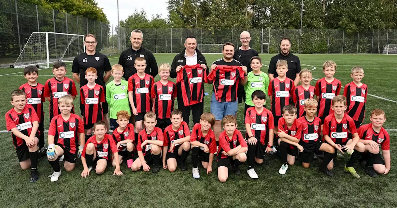 Football team looks the part after netting The Centre, Livingston sponsorship