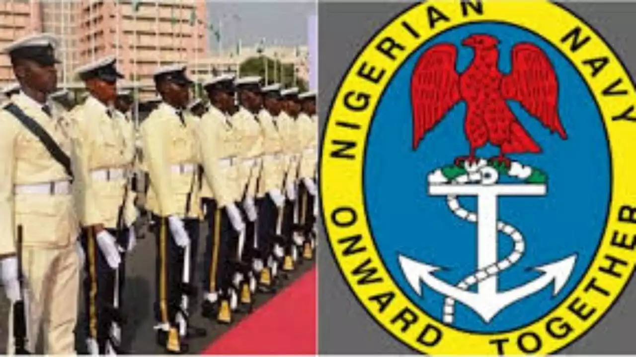 Nigerian Navy sets vessel conveying illegally refine crude on fire