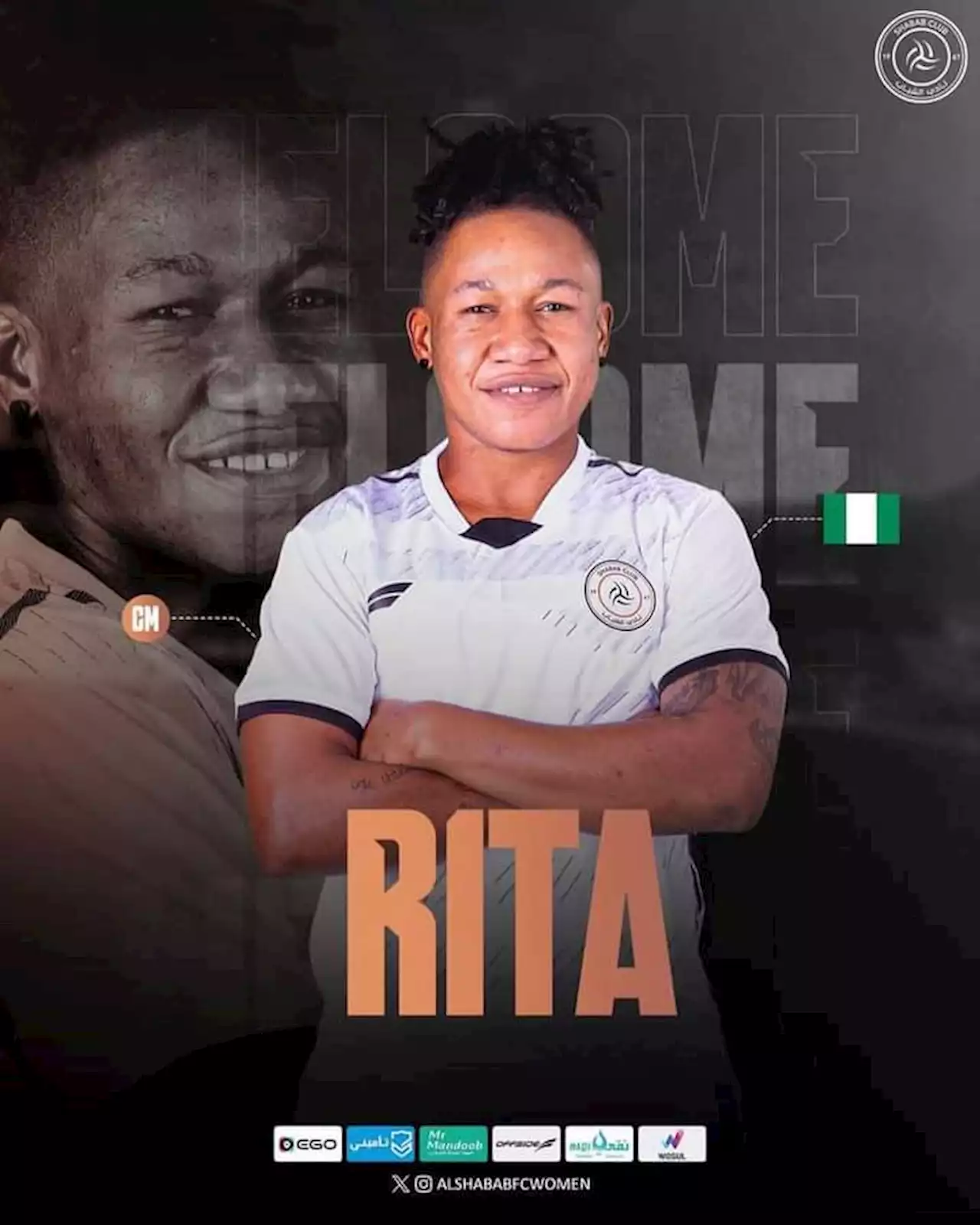 Transfer: Super Falcons midfielder completes Al Shabab transfer