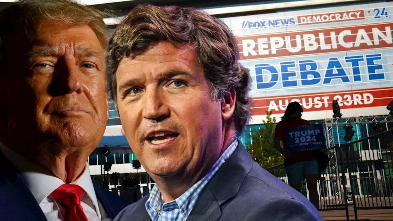 Donald Trump & Tucker Carlson’s GOP Debate Counter-Programming Full Of Fox & CNN Digs, Jeffrey Epstein, & A Lot Of Self-Pity