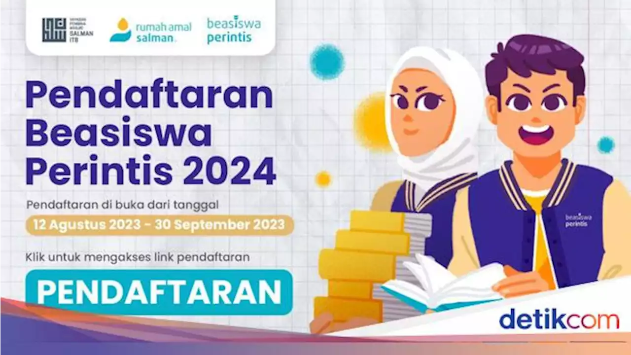 Pendaftaran Beasiswa Perintis 2024 Dibuka, Cek Syarat dan Cara Daftarnya!