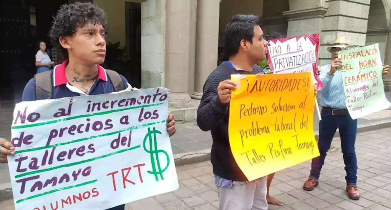 Acusan maestros privatización del Taller Tamayo; Seculta Oaxaca lo niega y culpa al PRI