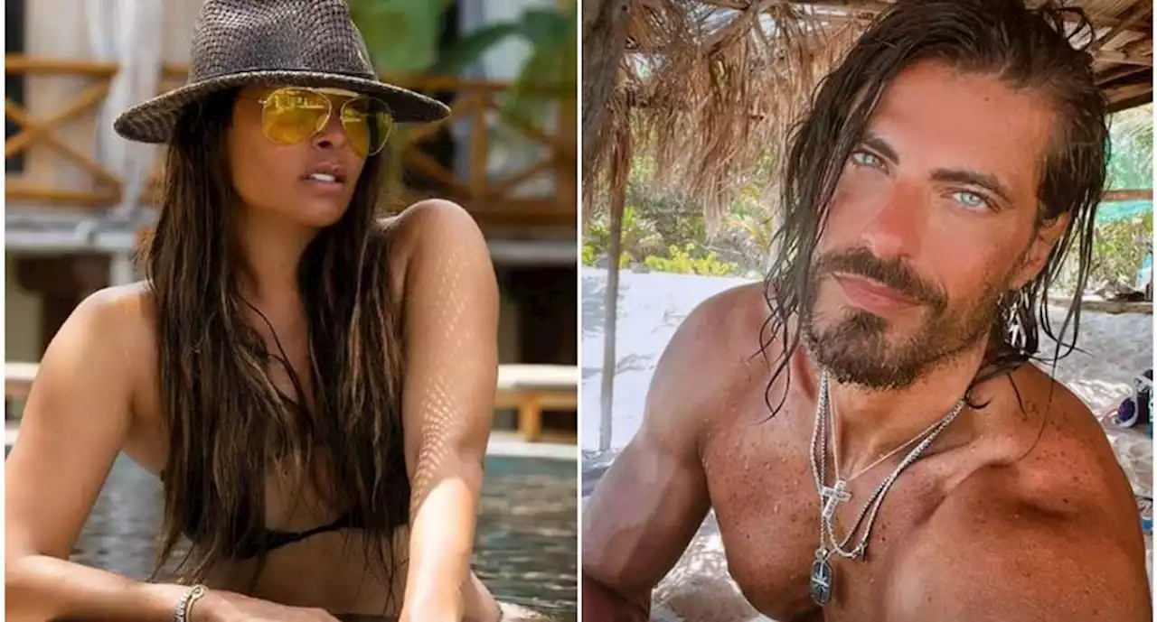 VIDEO: Galilea Montijo y su novio,el modelo Isaac Moreno se disfrutan en la playa