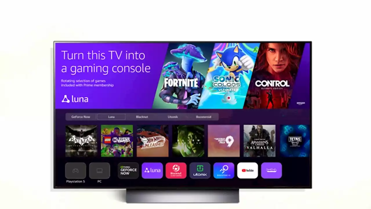 Amazon Luna coming to select LG TVs, allowing users to stream games without a console