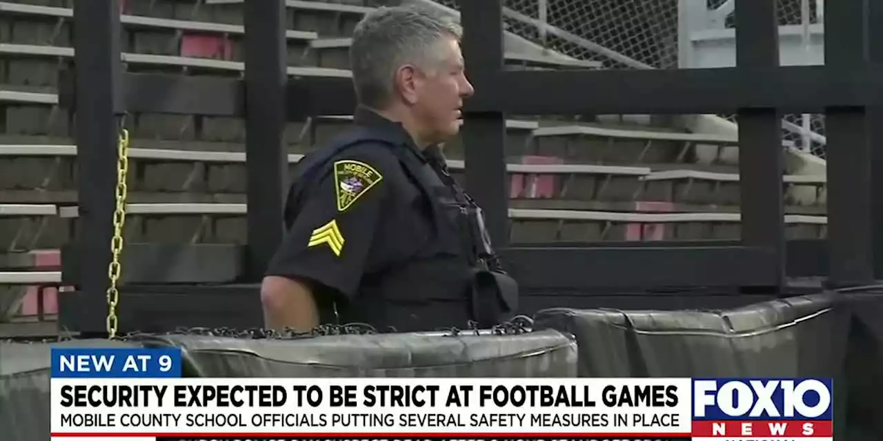 Strict security expected at high school football games this year