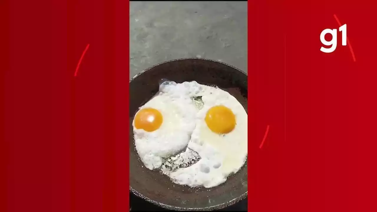 Moradora frita ovo na calçada de casa após Cuiabá bater recorde de calor com mais de 41°C; veja vídeo