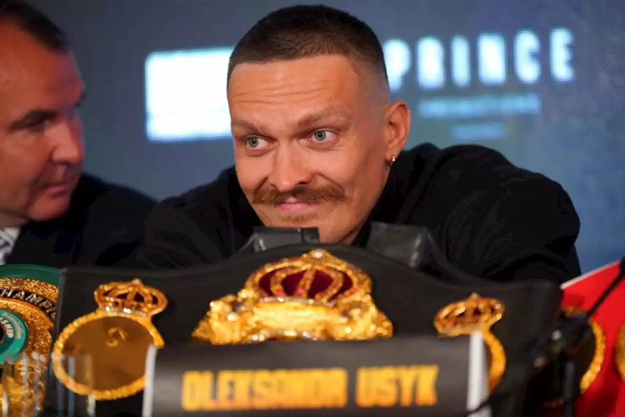 Oleksandr Usyk keeps press conference short ahead of Daniel Dubois title clash