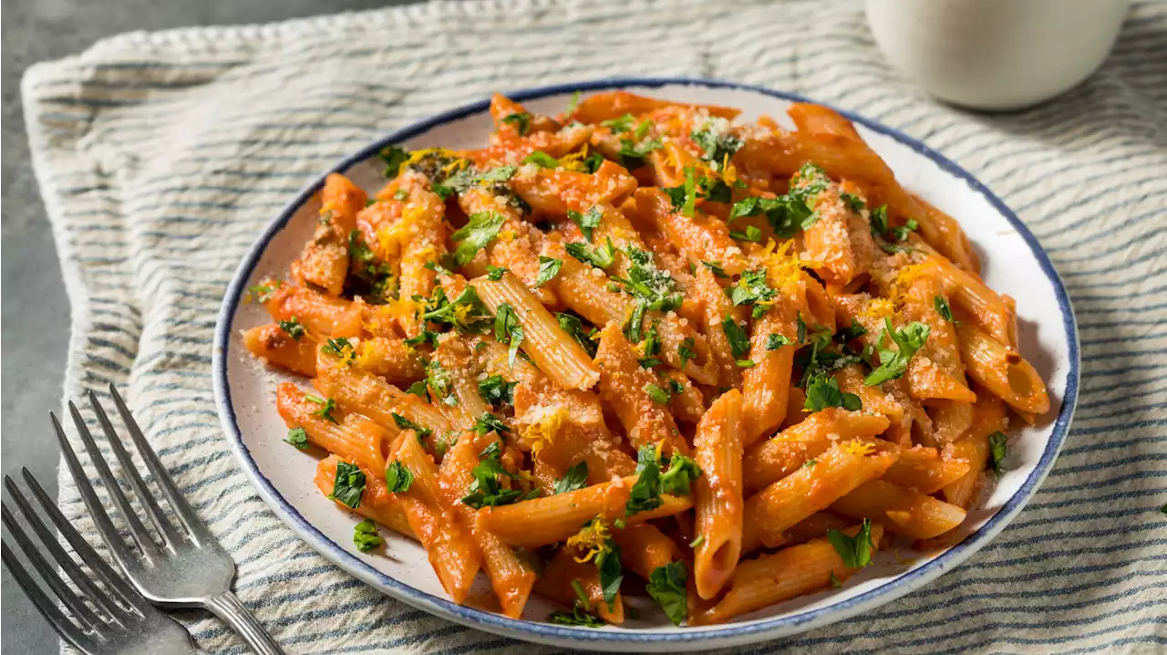 20-Minuten-Rezept für vegane Penne alla Vodka: Super cremig