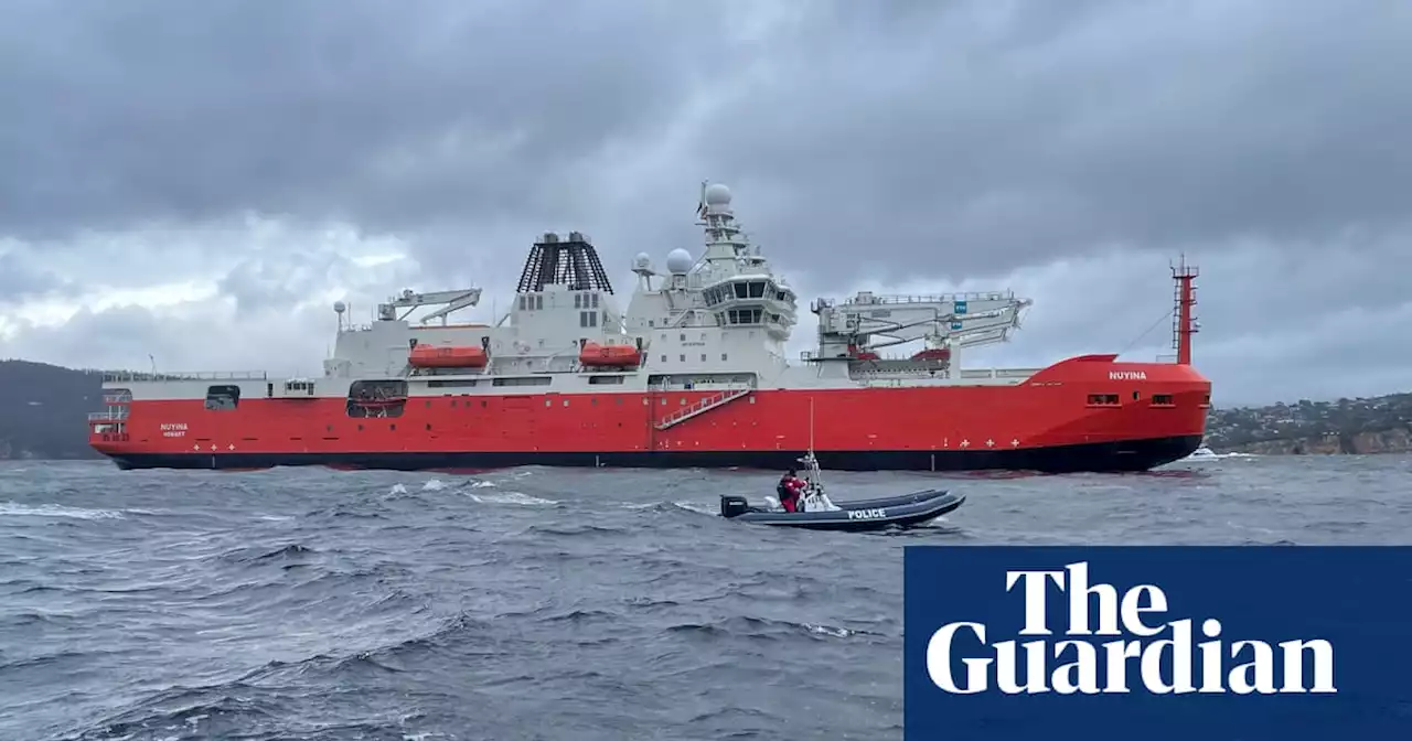 Australia’s $528m Antarctic icebreaker too big to fit under Tasman bridge to refuel