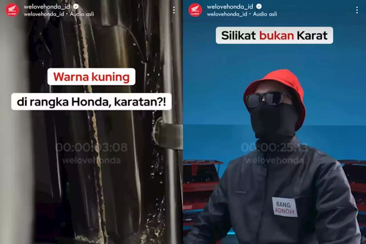 Bikin Klarifikasi Noda Kuning di Rangka eSAF-nya Bukan Karat, Medsos AHM Auto Dirujak Netizen