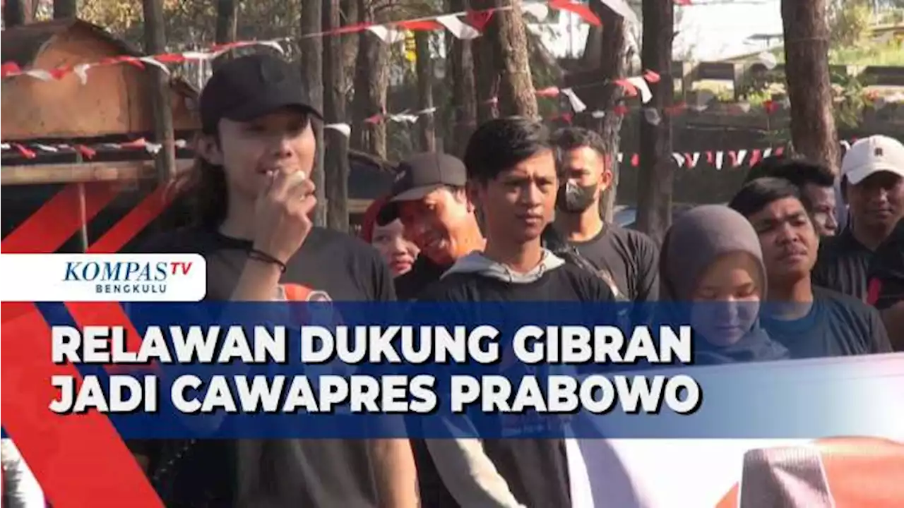 Relawan Dukung Gibran Jadi Cawapres Prabowo