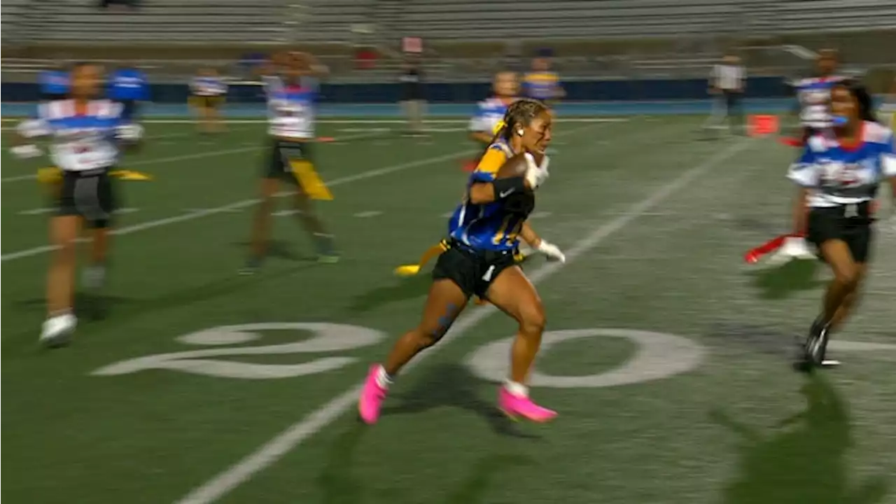 Girls Flag Football: Mira Mesa 14, Crawford 0 -