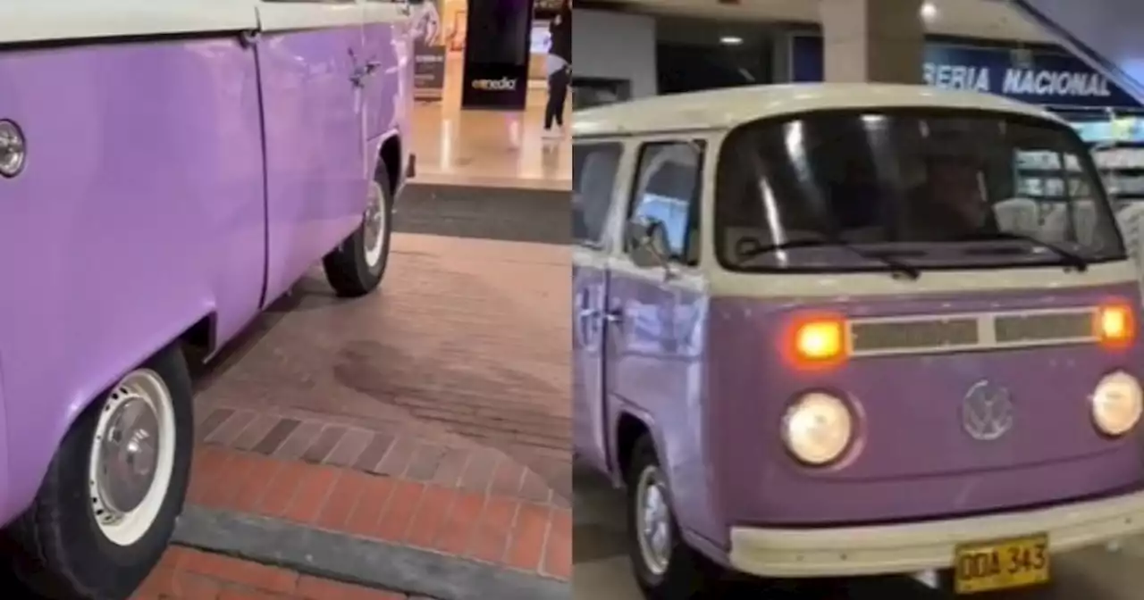 [Video] Revelan la curiosa manera en la que entrar un carro a un centro comercial