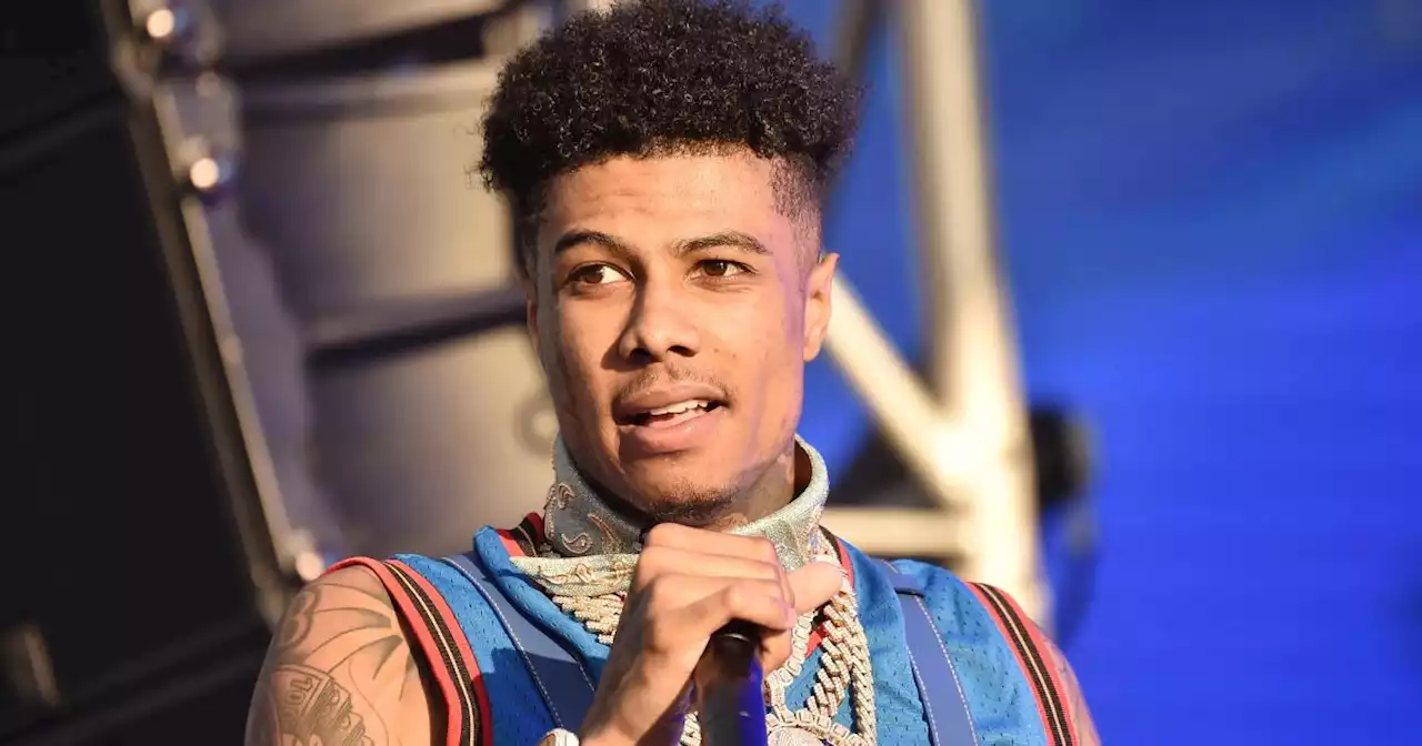 Rapper Blueface is hospitalized after being stabbed at a Reseda boxing gym