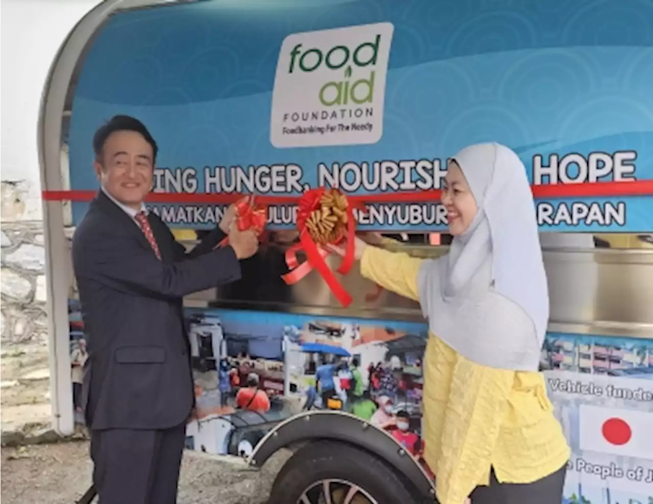 Japan embassy in KL donates food truck, caravan to Food Aid Foundation in its humanitarian effort