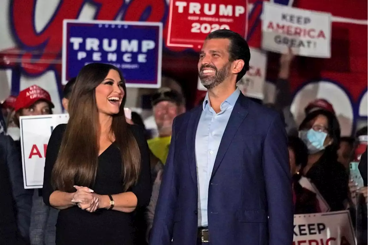 Kimberly Guilfoyle and Trump Jr. create drama over ban from media spin room at GOP debate