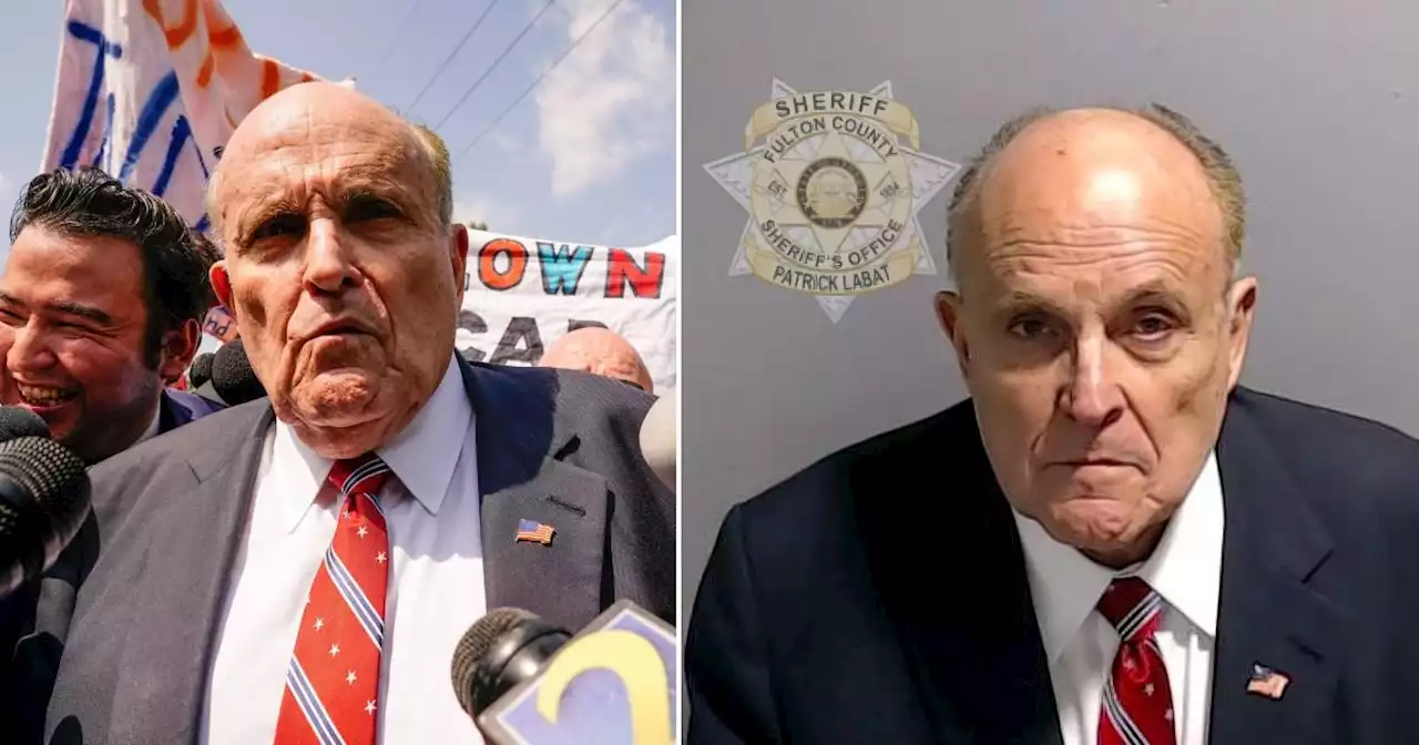 Rudy Giuliani’s stern mugshot released as he vows ‘every confidence’ in Trump