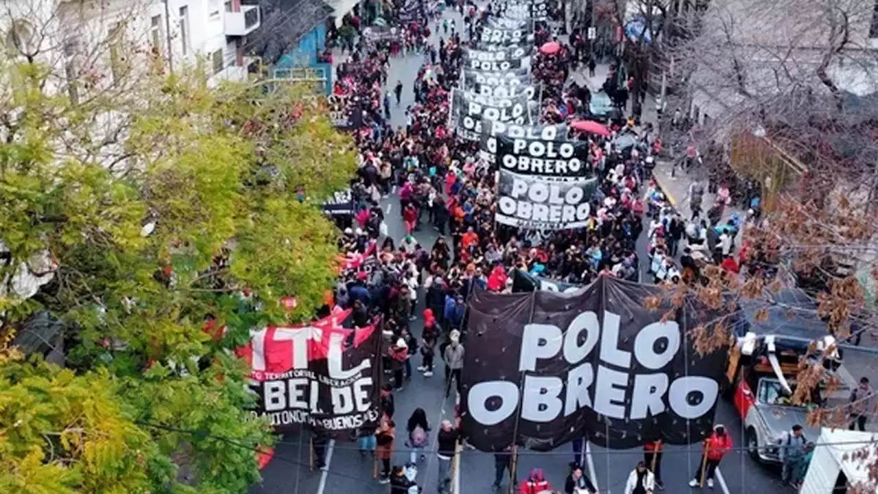 La protesta del Frente de Lucha Piquetero llegó a Plaza de Mayo