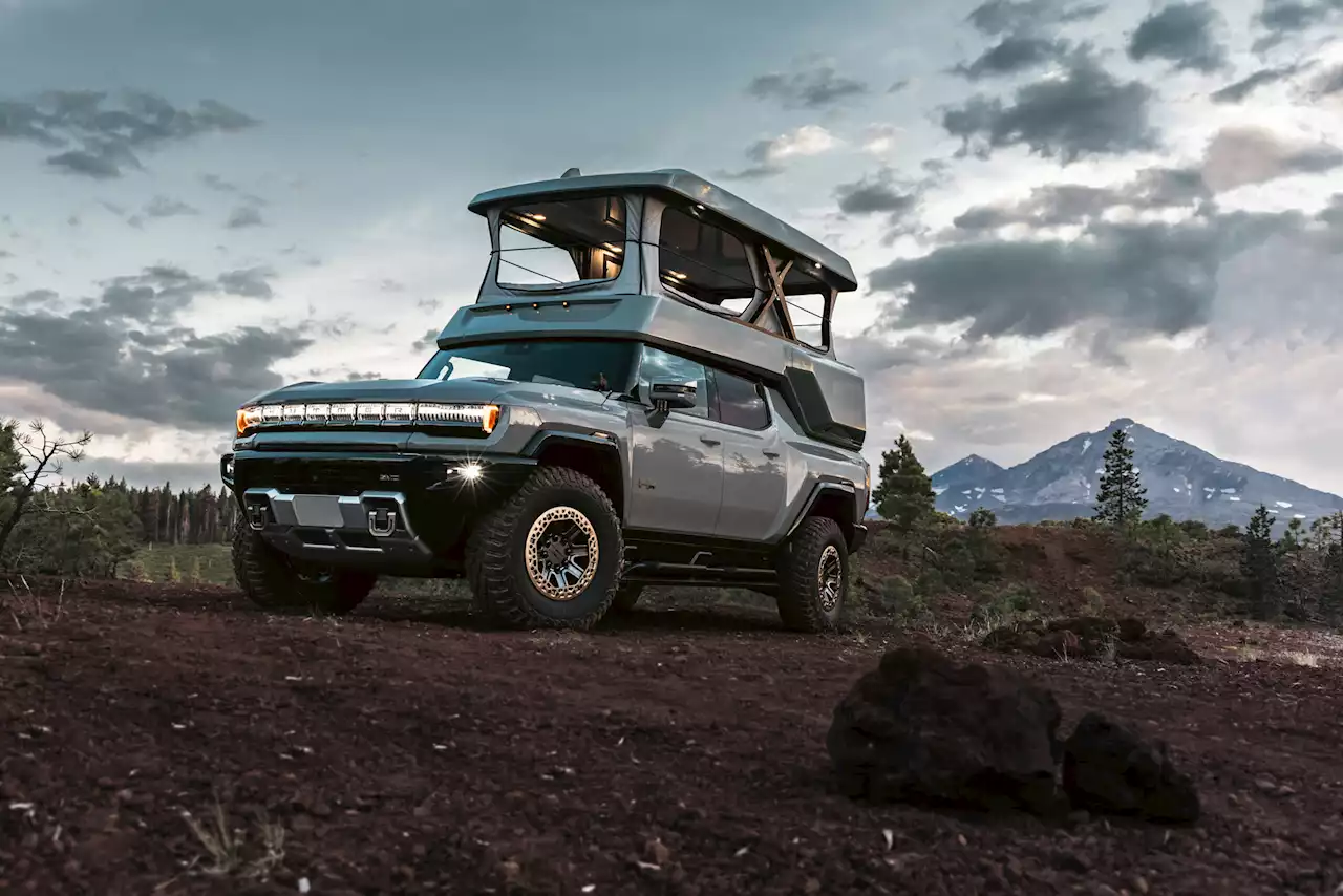 GMC Hummer EV EarthCruiser previews overlander upgrades