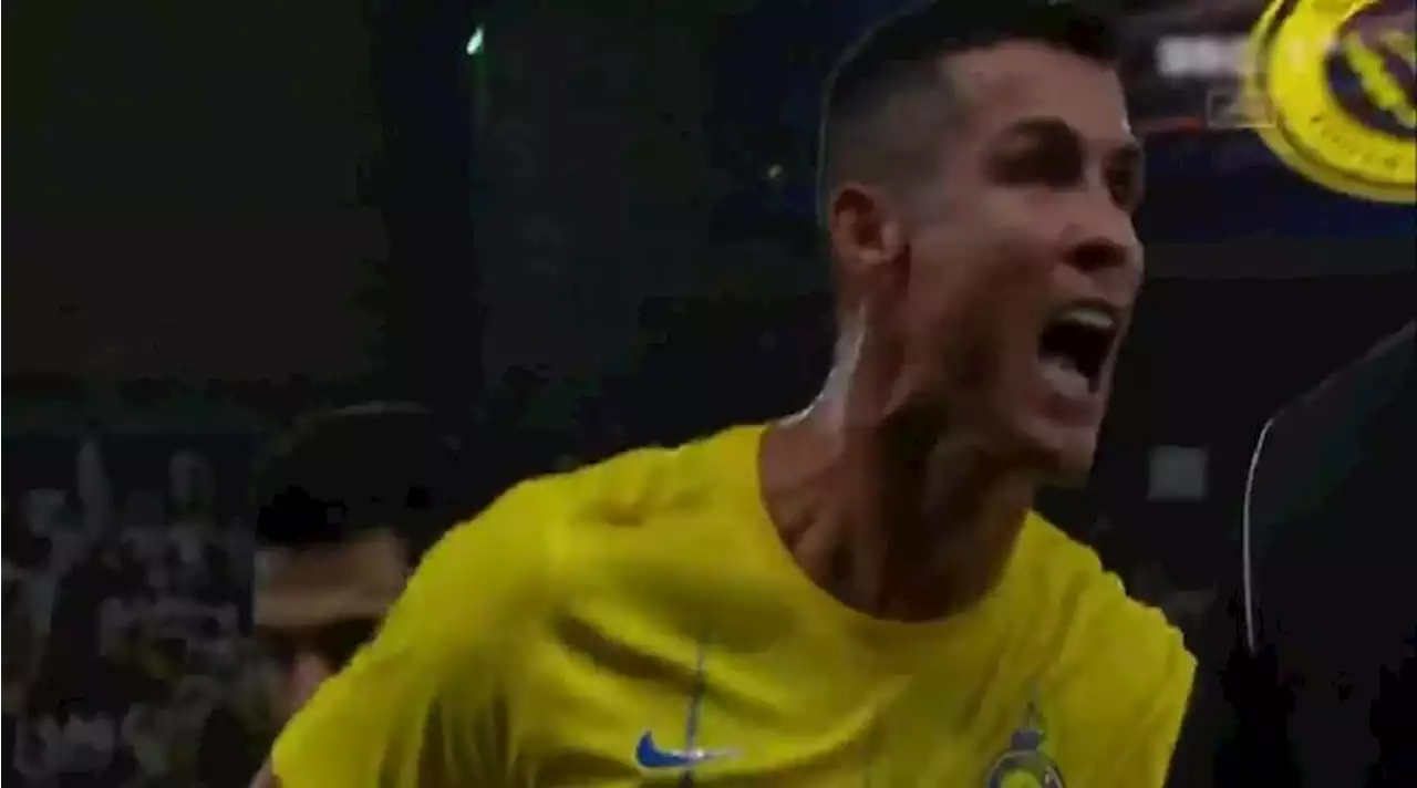 En video: Cristiano Ronaldo explotó en la cancha con insultos y empujones