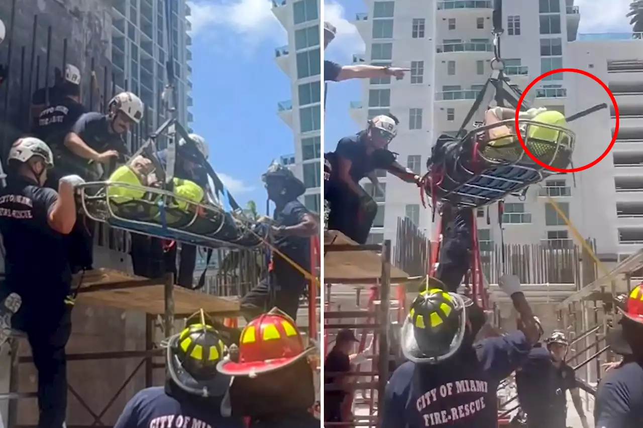 Construction worker impaled on rebar at Miami site: report