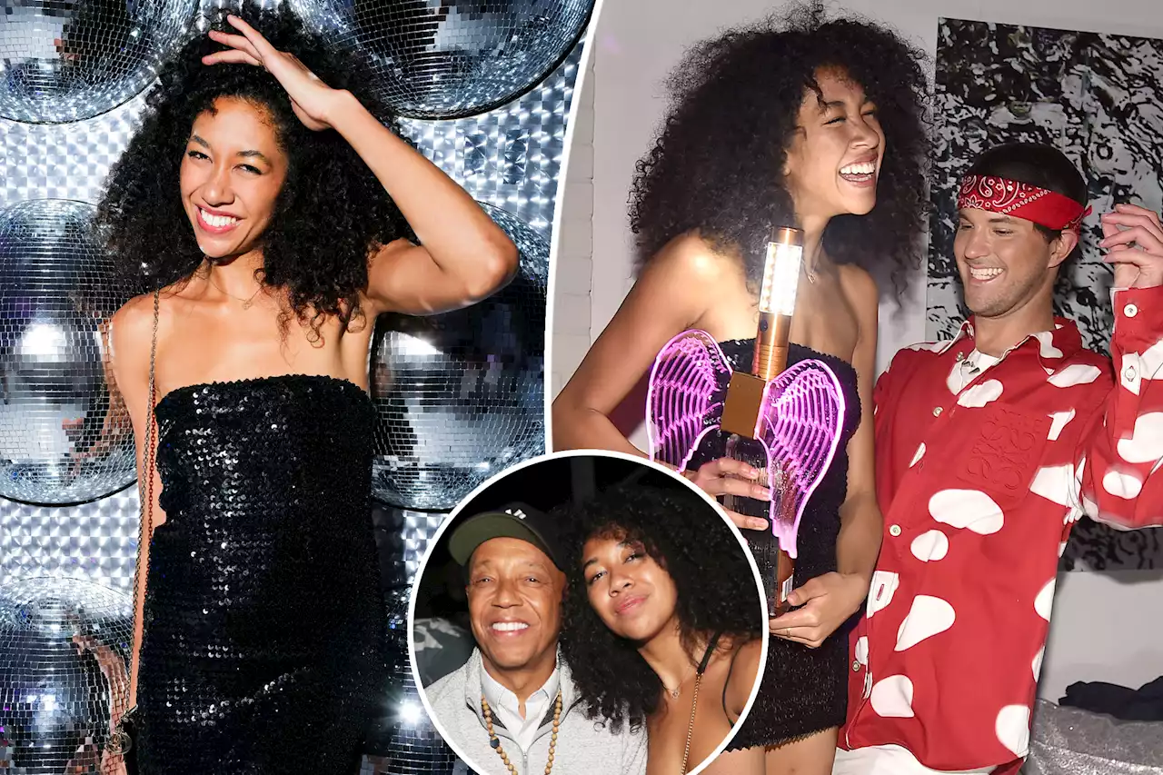 Russell Simmons’ daughter Aoki toasts her 21st at a gala amid feud