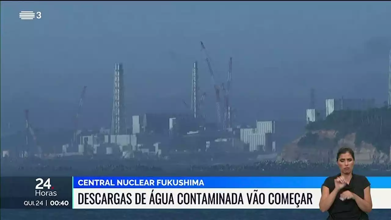 Japão começa a despejar para o Pacífico água contaminada da central de Fukushima