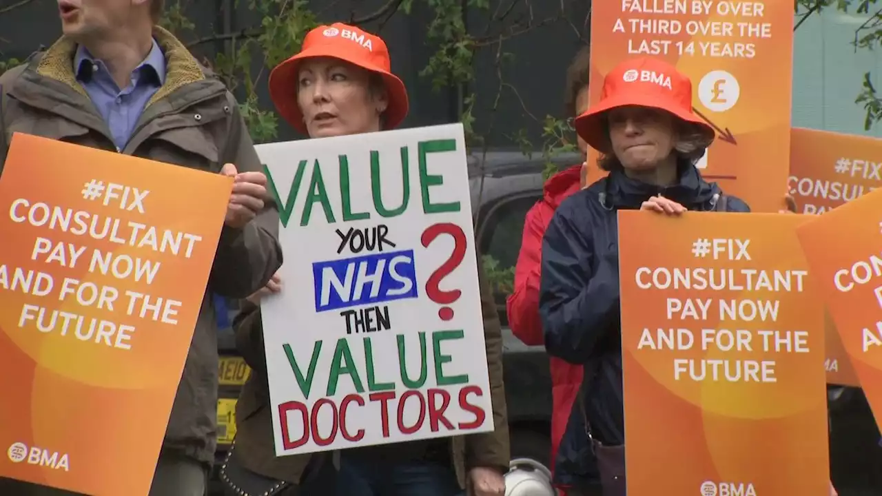 Striking consultants apologise to patients over NHS disruption but 'put blame at door of government'