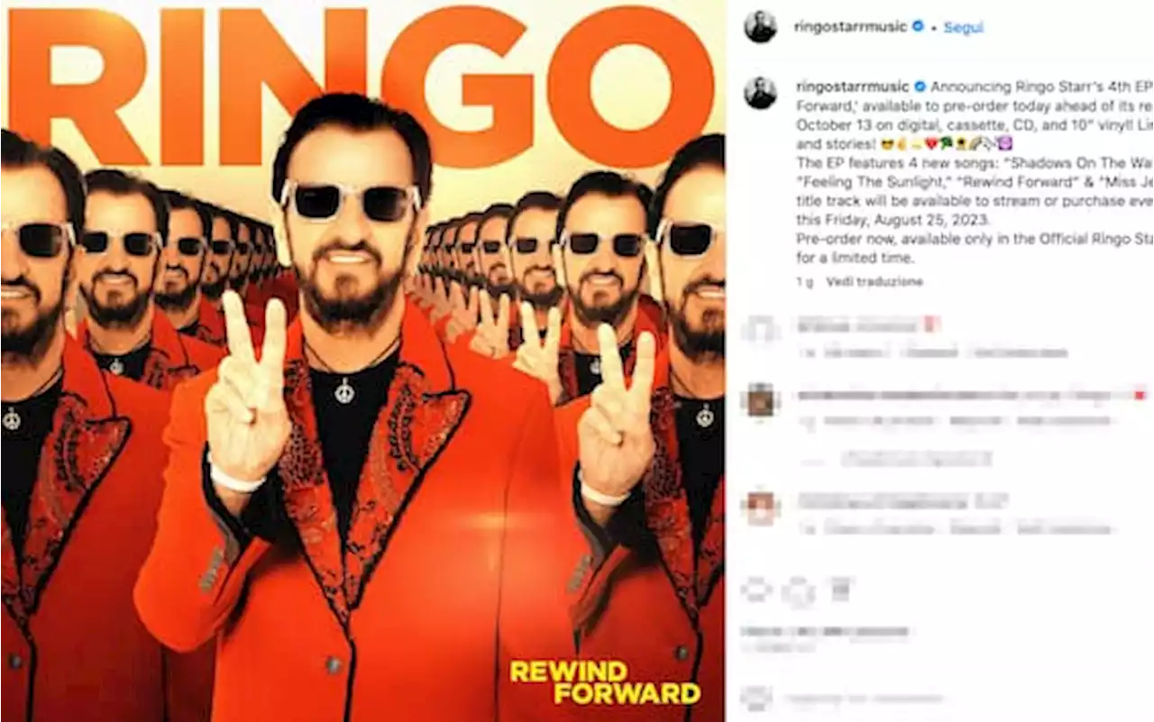 Beatles, nel nuovo Ep di Ringo Starr anche un brano di Paul McCartney