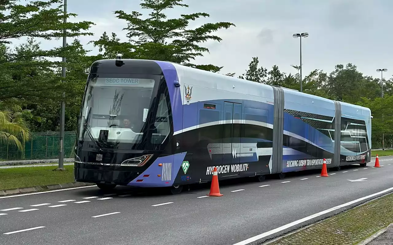 Sarawak tests the world's first hydrogen-powered Smart Tram in Kuching