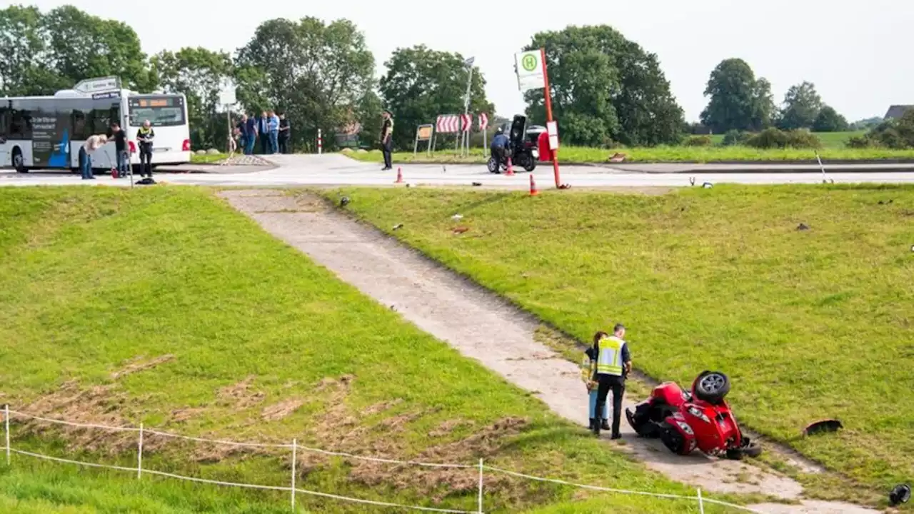 Kind wird von Trike erfasst und stirbt - Drei Verletzte