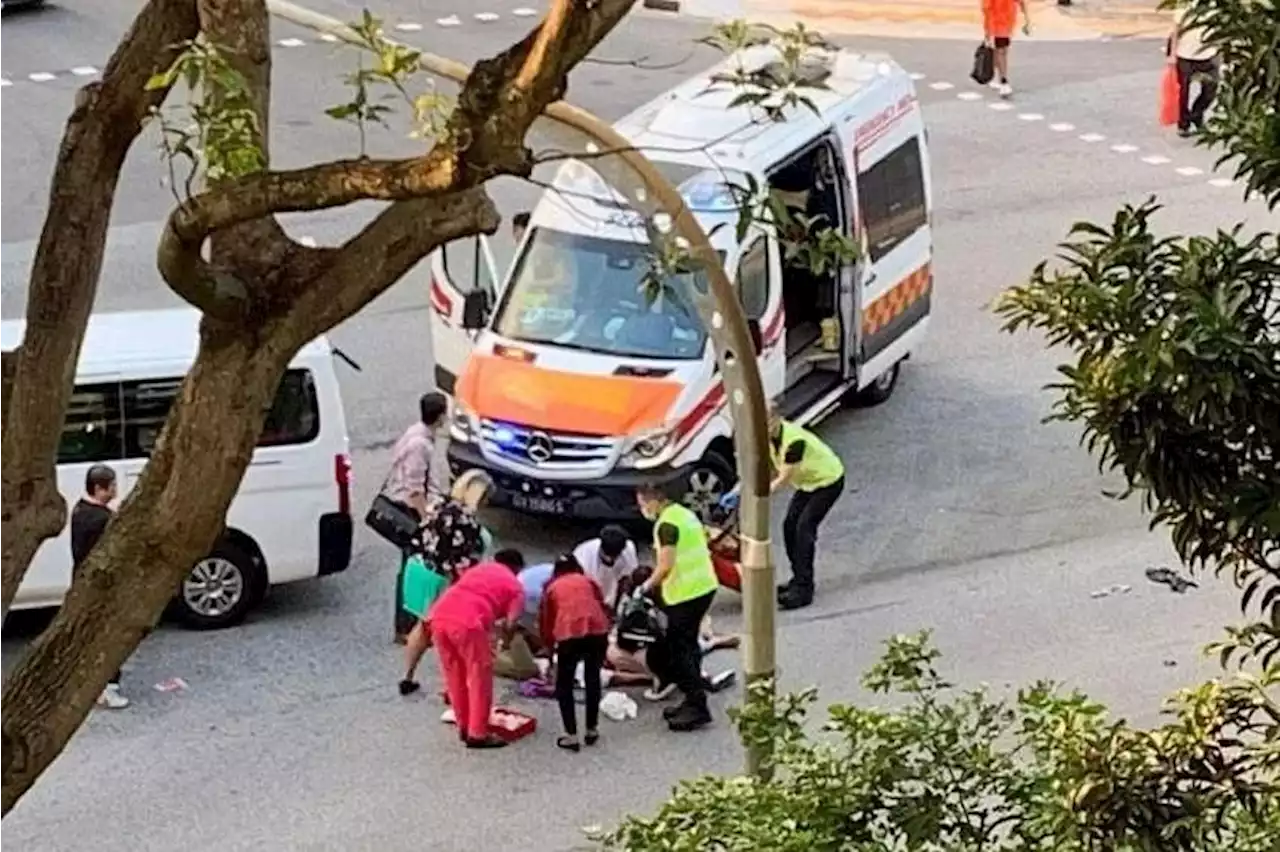 E-bike rider, 64, dies after accident with minibus in Hougang