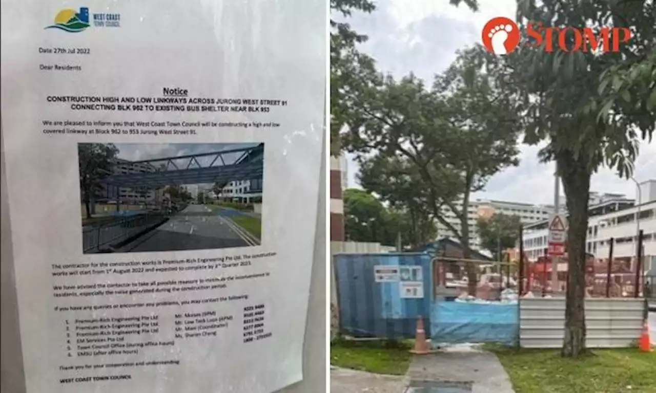 Pending approvals delay completion of Jurong West linkway, prolonging inconvenience for residents