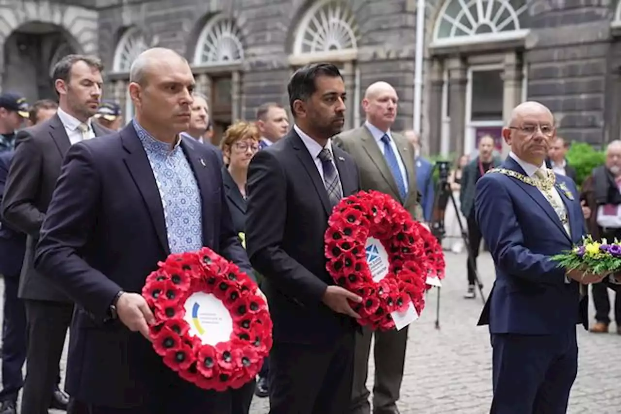 Humza Yousaf pledges 'absolute solidarity with Ukraine' on Independence Day