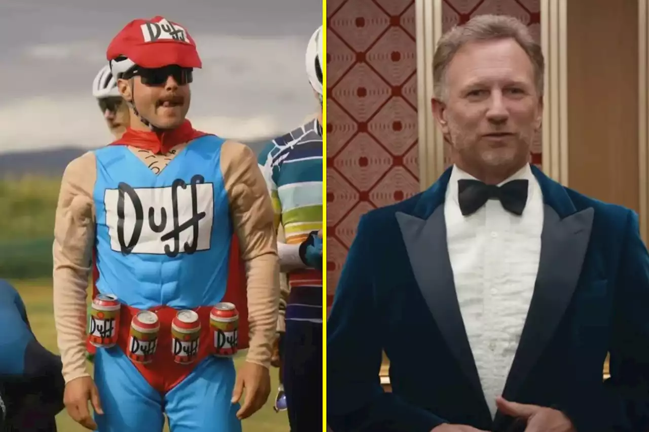 Horner became Bond, Verstappen floated in the sea but Bottas won beer as Duff Man