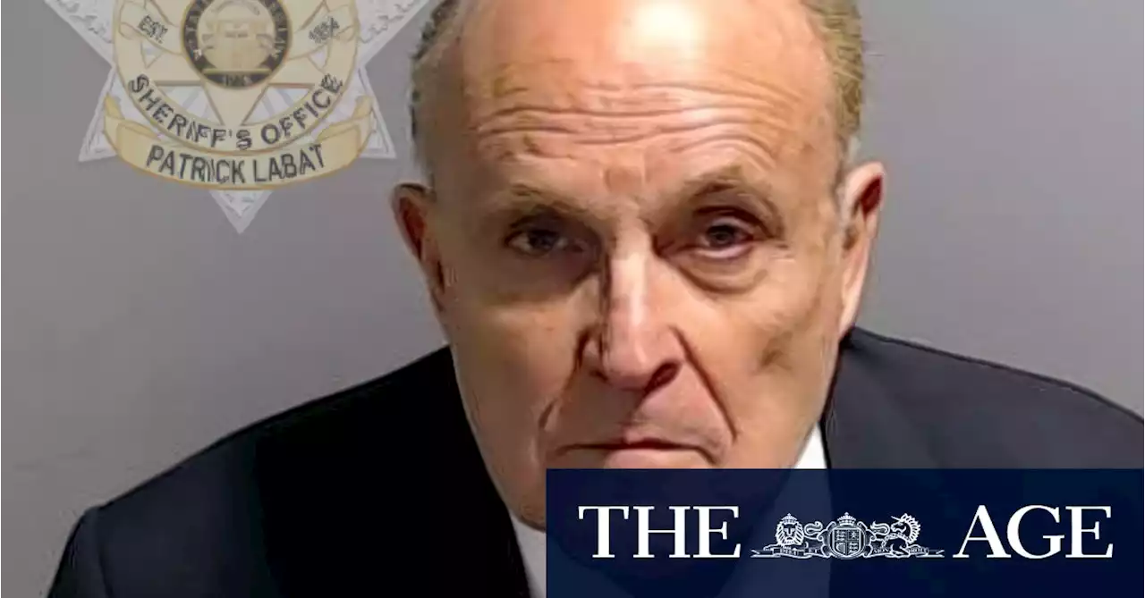 Giuliani turns himself in on Georgia 2020 election charges