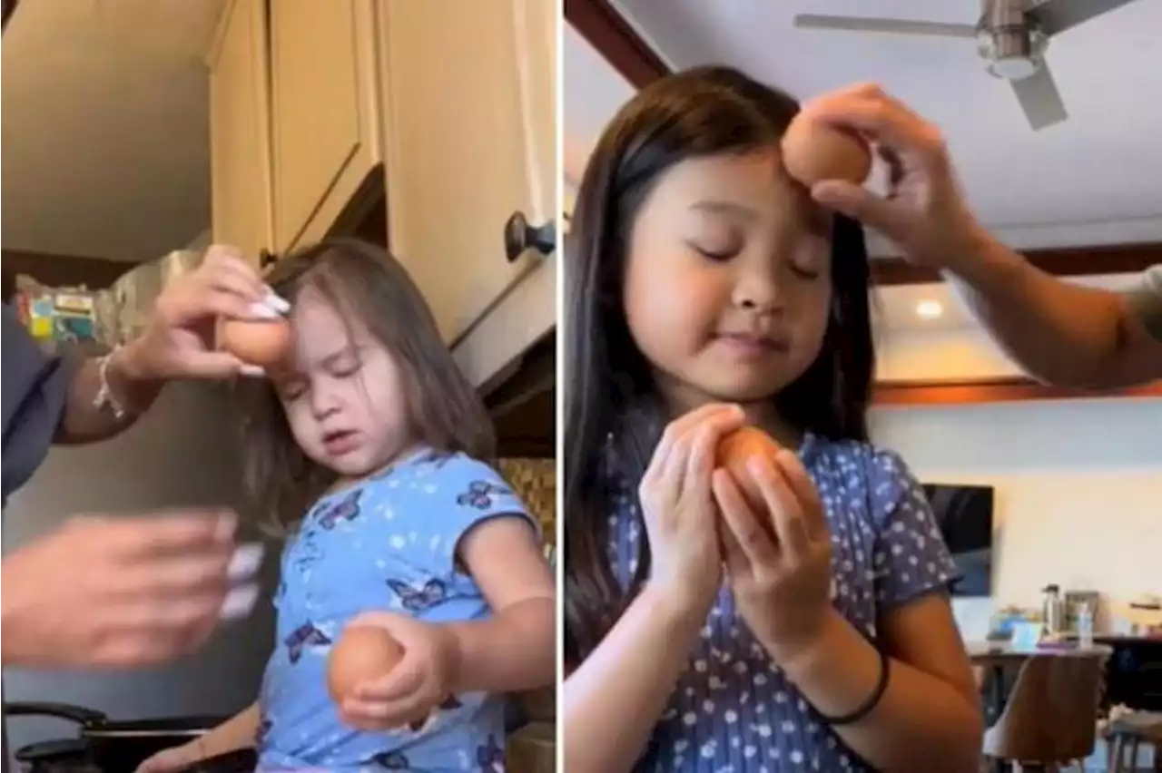 Child eggs-ploitation? Trend of parents cracking eggs on kids’ heads draws flak