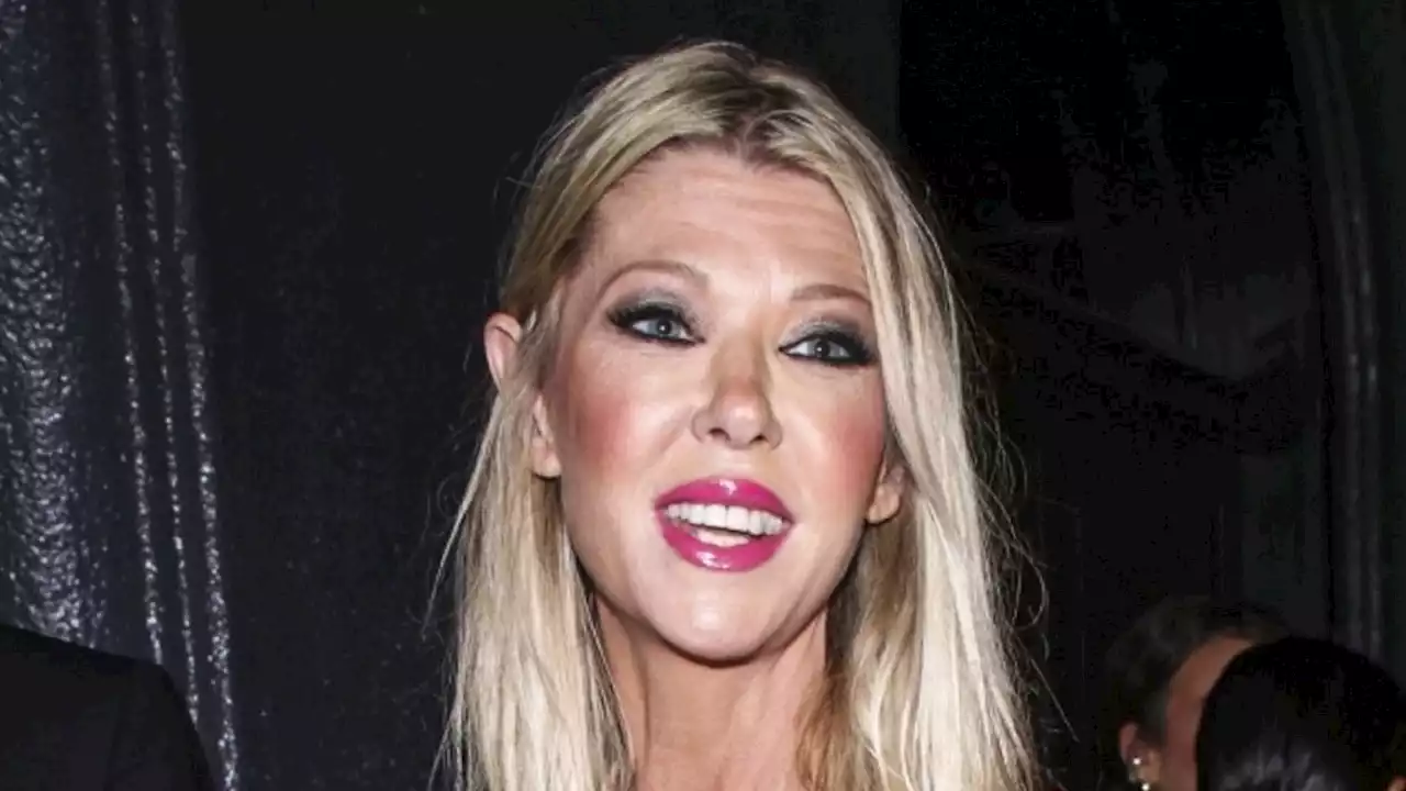 Tara Reid parties in very daring cut out dress in LA