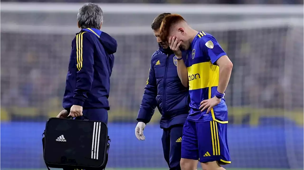 Valentín Barco está desgarrado y en Boca hay mucha preocupación: ¿se pierde la vuelta ante Racing?