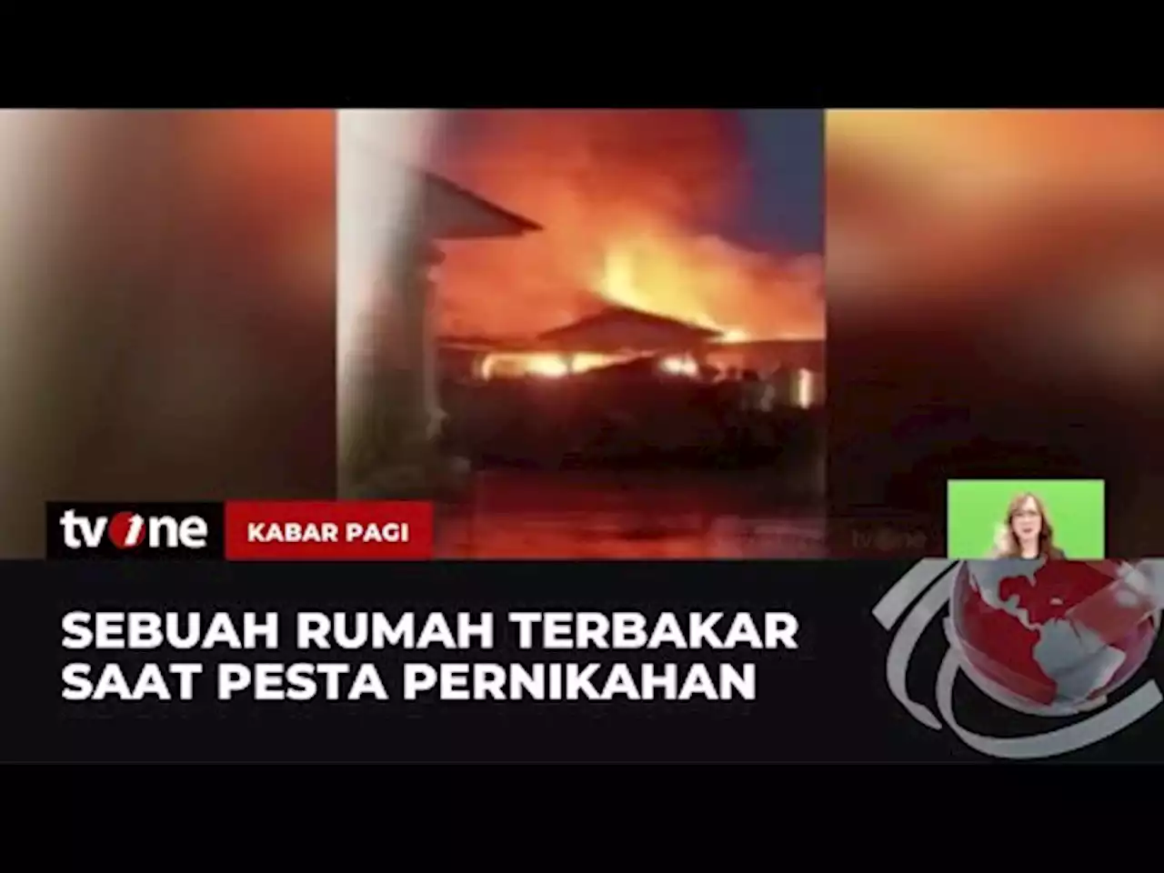 Sedang Gelar Hajatan, Rumah di Langkat Ludes Terbakar