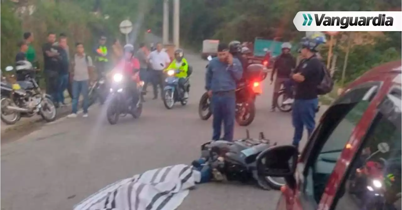 Accidente cobró la vida de motociclista en Parque Industrial de la Provincia de Soto en Bucaramanga