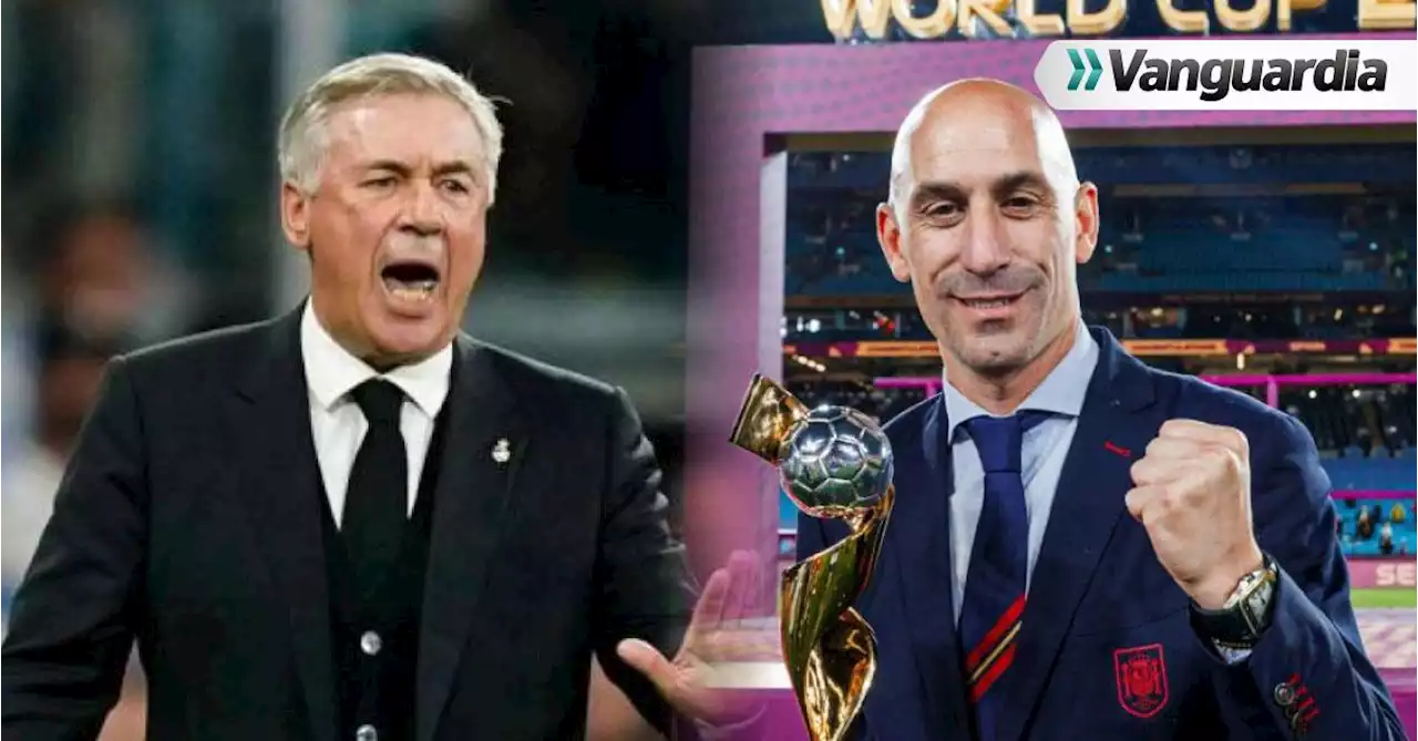 Carlo Ancelotti cargó con todo en contra de Luis Rubiales, tras el beso a Jenni Hermoso