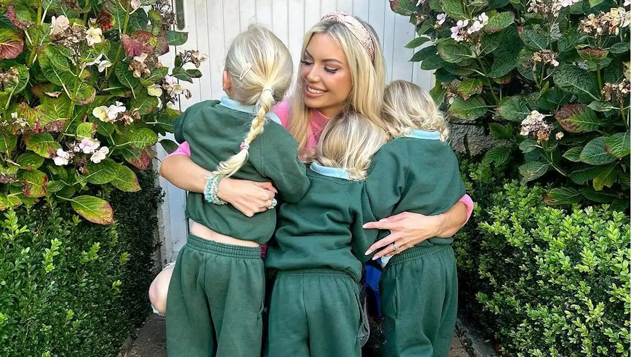 Emotional day as Rosanna Davison sends all three kids to preschool