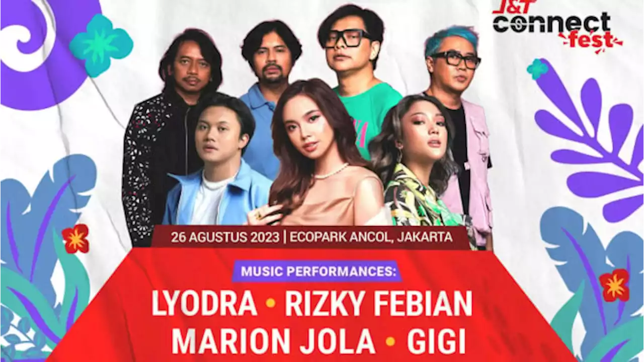 Ultah ke-8, J&T Express Gelar Festival J&T Connect Fest, Ada Lyodra hingga Rizky Febian