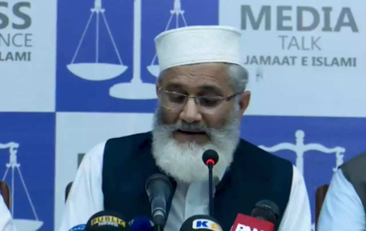 سراج الحق کا غیر مسلموں کیلئے اقلیت کا نام تبدیل کرکے پاکستانی برادری کا ٹائٹل دینے کا مطالبہ