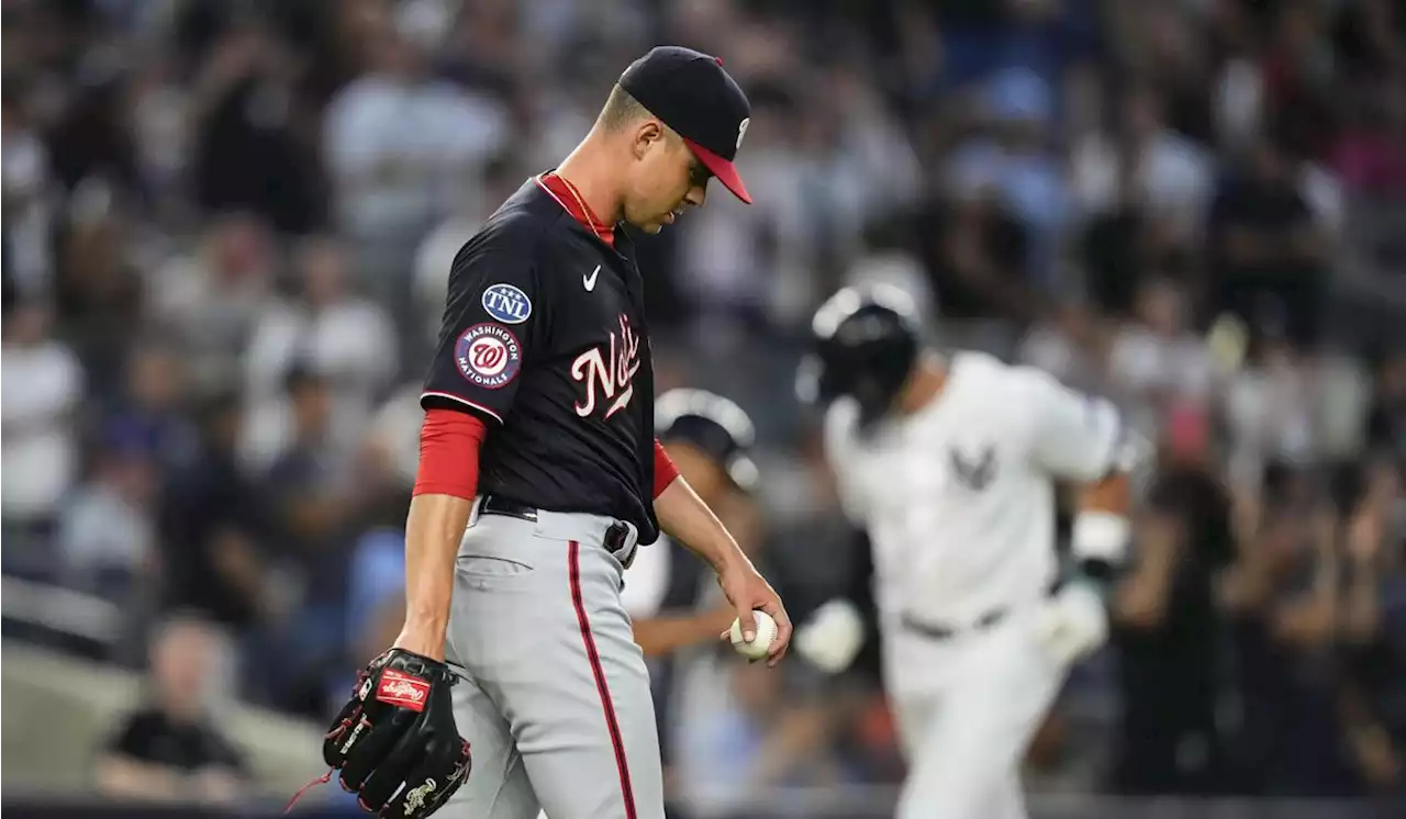 Judge’s first 3-homer game helps Yankees end 9-game skid with win over Nationals